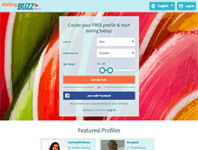 Tablet Screenshot of datingbuzzafrica.com